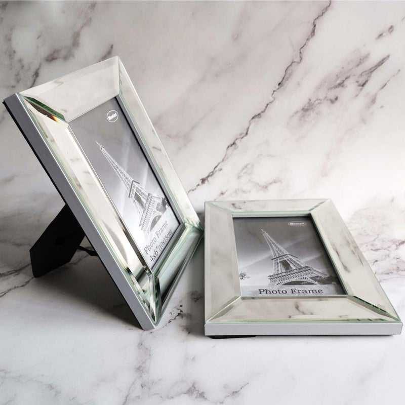 Meetart Mirrored Picture Frame 4x6 inch 2 piece Pack for Home Decoration Wall Hang or Tabletop Display - Image 5
